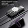 Electroplating MagSafe Magnetic PC Phone Case with Ring Holder for Samsung Galaxy S23 Ultra 5G - Purple