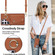 Zipper Card Bag Phone Case with Dual Lanyard for Samsung Galaxy S23 Ultra 5G - Brown