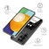 Colored Drawing Clear TPU Phone Protective Case for Samsung Galaxy S23 Ultra 5G - Black And White Rat