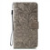 Lace Flower Embossing Flip Leather Phone Case for Samsung Galaxy S23 Ultra 5G - Grey