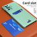 Pure Color Invisible Lens Holder Phone Case for Samsung Galaxy S23 Ultra 5G - Mint Green