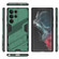 Punk Armor 2 in 1 PC + TPU Shockproof Phone Case with Invisible Holder for Samsung Galaxy S23 Ultra 5G - Green