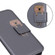 Cartoon Buckle Horizontal Flip Leather Phone Case for Samsung Galaxy S23 Ultra 5G - Grey