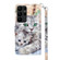 Samsung Galaxy S23 Ultra 3D Painted Leather Phone Case for Samsung Galaxy S23 Ultra 5G - Two Loving Cats