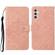 Samsung Galaxy A14 5G Ethnic Style Embossed Pattern Leather Phone Case for Samsung Galaxy S23 Ultra 5G - Pink