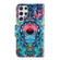 Colored Drawing Pattern Leather Phone Case for Samsung Galaxy S23 Ultra 5G - Mandala