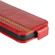 Splicing Wallet Card Holder Vertical Flip Leather Phone Case for Samsung Galaxy S23 Ultra 5G - Red