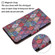Colored Drawing Pattern Leather Phone Case for Samsung Galaxy S23 Ultra 5G - Diamond Kaleidoscope