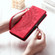 Multi-Card Totem Zipper Leather Phone Case for Samsung Galaxy S23 Ultra 5G - Red