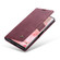 CaseMe 013 Multifunctional Horizontal Flip Leather Phone Case for Samsung Galaxy S23 Ultra 5G - Wine Red