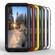 LOVE MEI Metal Shockproof Life Waterproof Dustproof Phone Case for Samsung Galaxy S23 Ultra 5G - Yellow