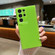 Jelly Glitter Solid Color TPU Phone Case for Samsung Galaxy S23 Ultra 5G - Fluorescent green