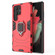 Magnetic Ring Holder PC + TPU Phone Case for Samsung Galaxy S23 Ultra 5G - Red