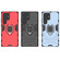 Magnetic Ring Holder PC + TPU Phone Case for Samsung Galaxy S23 Ultra 5G - Navy Blue