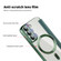 Shield Magsafe RFID Anti-theft Rhombus Leather Phone Case for Samsung Galaxy S23 Ultra 5G - Green