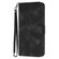 Line Pattern Skin Feel Leather Phone Case for iPhone 14 - Black