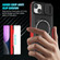 Sliding Camshield Magsafe Holder TPU Hybrid PC Phone Case for iPhone 14 - Black Red