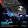 Sliding Camshield Magsafe Holder TPU Hybrid PC Phone Case for iPhone 14 - Black Red