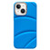 Electroplating Liquid Down Jacket TPU Phone Case for iPhone 14 - Blue