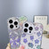 Little Star Series Glitter Powder TPU Phone Case for iPhone 14 - Little Love Heart