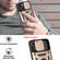 Sliding Camera Cover Design TPU+PC Phone Case for iPhone 14 - Gold