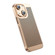 Ice Sense Heat Dissipation Electroplating PC Phone Case for iPhone 14 - Champagne Gold