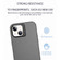 Skin Feel Lens Holder Translucent Phone Case for iPhone 14 - Green