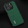ABEEL Genuine Leather Litchi Texture Phone Case for iPhone 14 - Green