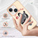 Electroplating Marble Dual-side IMD Phone Case for iPhone 14 - Lucky Dog