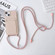 Crossbody Lanyard Elastic Silicone Card Holder Phone Case for iPhone 14 - Pink