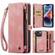 CaseMe 008 Detachable Multifunctional Leather Phone Case for iPhone 14 - Pink