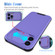 Sliding Camera Cover Design PC + TPU Phone Case for iPhone 14 - Purple