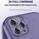 Eagle Eye CD Texture Lens Skin Feel Matte Phone Case for iPhone 14 - Dark Purple