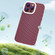 Hollow Heat Dissipation TPU Phone Case for iPhone 14 - Rose Red