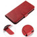 Calf Texture Buckle Flip Leather Phone Case for iPhone 14 - Red