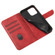Calf Texture Buckle Flip Leather Phone Case for iPhone 14 - Red