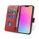 Calf Texture Buckle Flip Leather Phone Case for iPhone 14 - Red