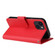 Multifunctional Horizontal Flip Leather Case with Three Card Slot for iPhone 14 - Red