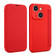 Imitate Liquid Skin Feel Leather Phone Case with Card Slots for iPhone 14 - Red