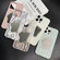 Embossed Rock Texture Mirror TPU Phone Case for iPhone 14 - Translucent