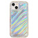 Laser Sequin Waves TPU Phone Case for iPhone 14 - Transparent