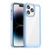 Colorful Series Acrylic + TPU Phone Case for iPhone 14 Pro Max - Blue