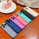 Four-corner Shockproof Skin Feel MagSafe Magnetic Phone Case for iPhone 14 Pro Max - Cyan Blue