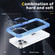 Skin Feel TPU + PC Phone Case for iPhone 14 Pro Max - Transparent Blue
