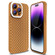 Hollow Heat Dissipation TPU Phone Case for iPhone 14 Pro Max - Brown