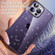 SULADA Electroplated Transparent Glittery TPU Phone Case for iPhone 14 Pro Max - Purple