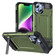 Matte Holder Phone Case for iPhone 14 Pro Max - Army Green