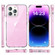 Star Solid Color Phone Case for iPhone 14 Pro Max - Pink