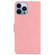 Skin Feel Pure Color Flip Leather Phone Case for iPhone 14 Pro Max - Pink