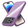 Large Window Acrylic + TPU Phone Case for iPhone 14 Pro Max - Night Purple